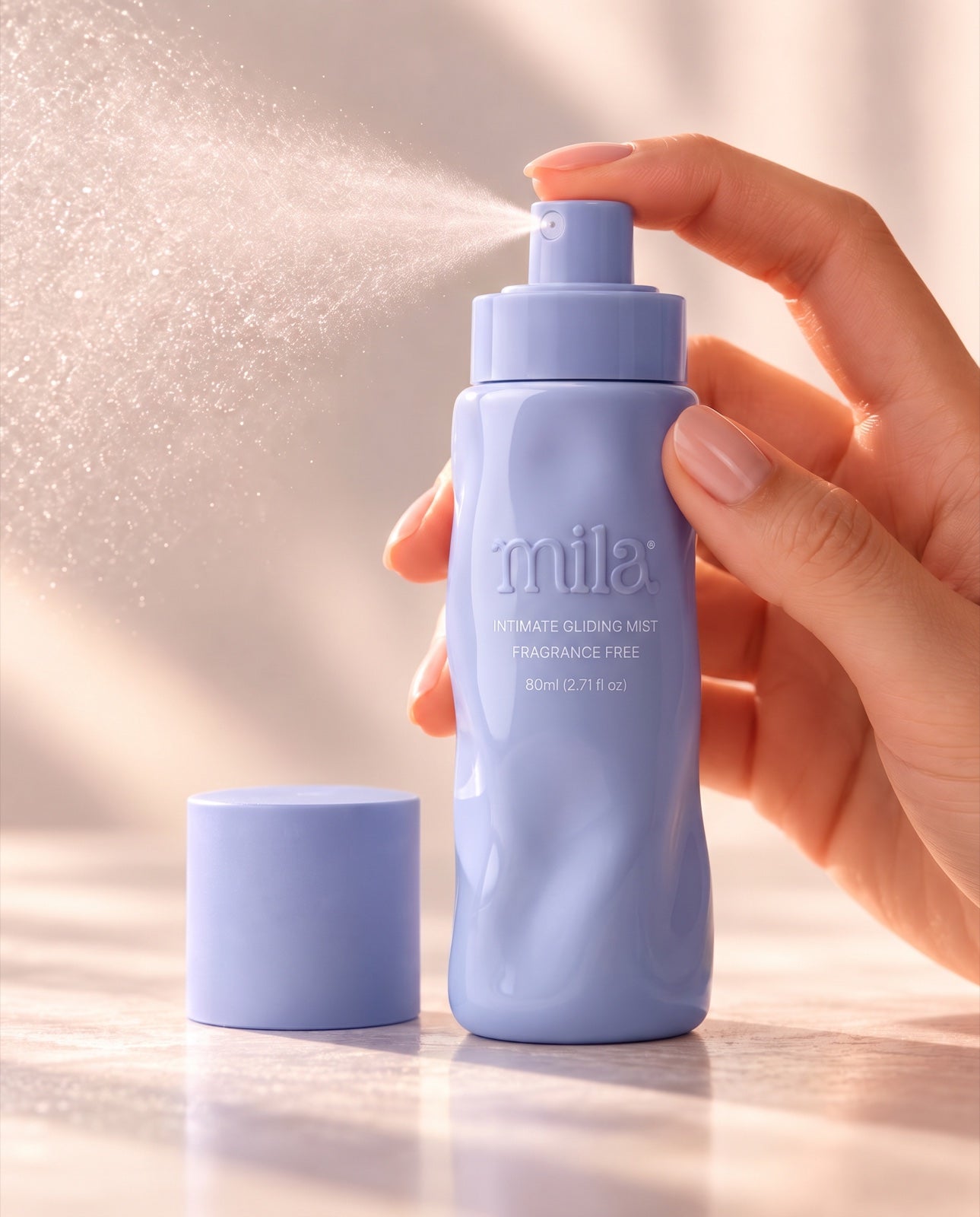 Bloom releasing a fine mist