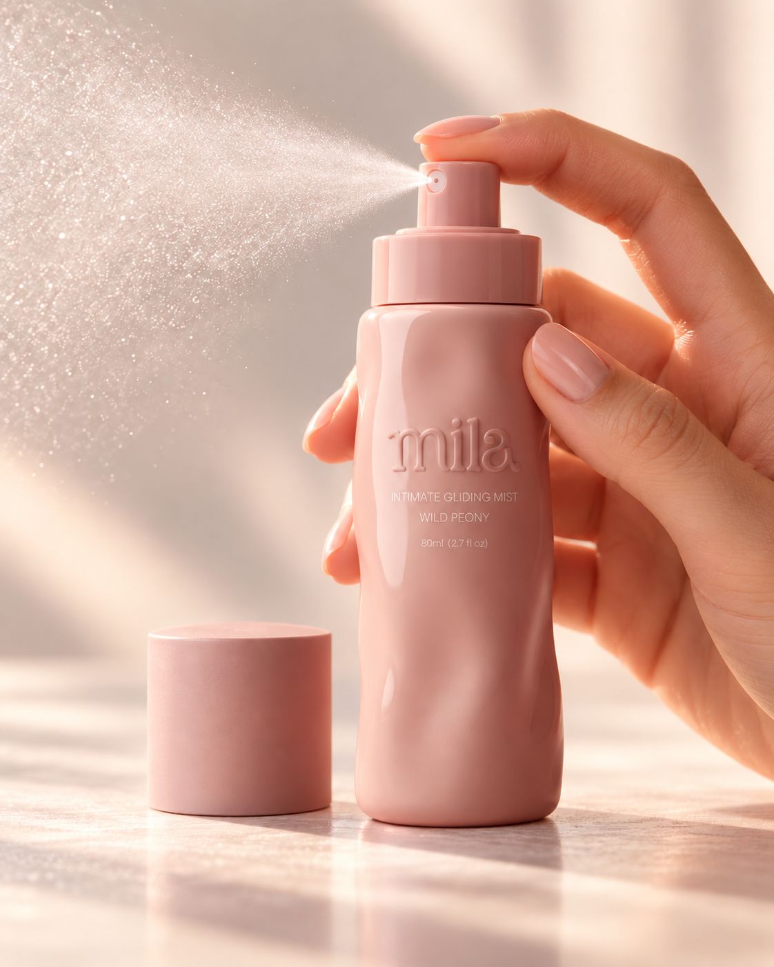 Bloom releasing a fine mist
